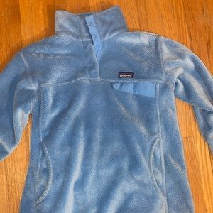 Patagonia Re-Tool Snap-T Blue Fleece Pullover